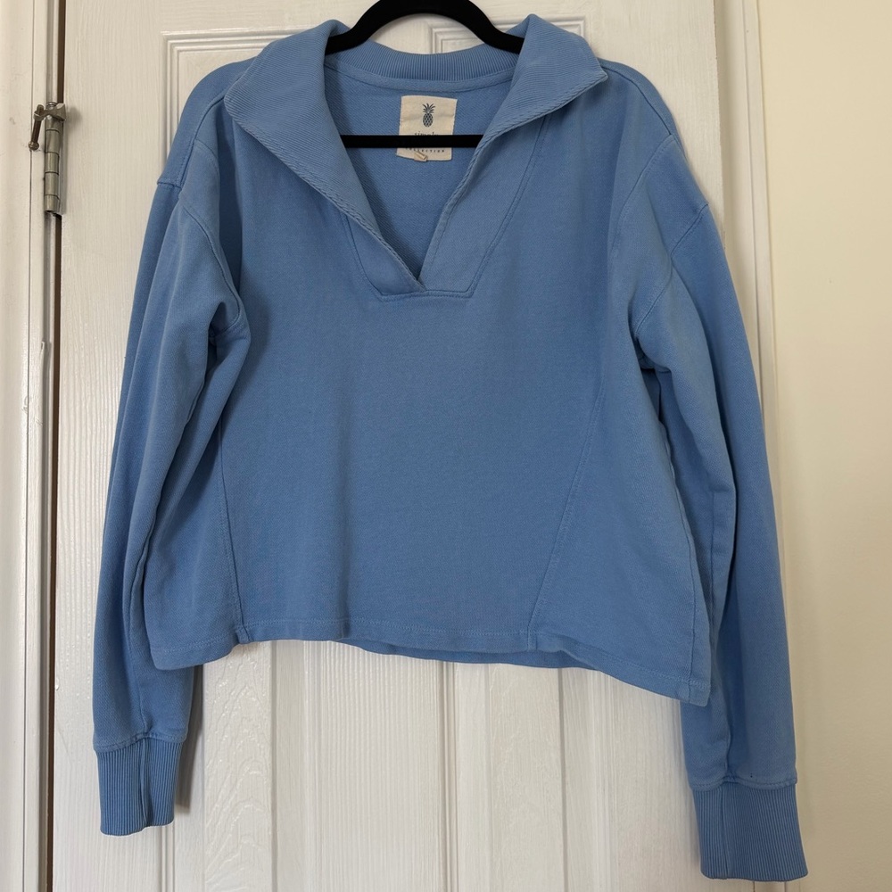 Simply Southern Collared V- neck Top